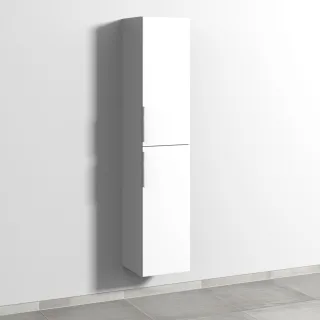 Sanipa 3way Hochschrank mit 2 Türen, Weiß-Soft UM09343