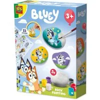SES Creative Spiel Bluey Steine bemalen - Kreativ-Set für Kinder