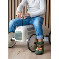 Beck Hüttenschuh Fuchs Hüttenschuhe (aus Österreich, warme Füße für Kita, Schule und Zuhause) sehr warm, rutschfeste Sohle, 100% atmungsaktive Schurwolle