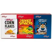 Chr. Tanner Spiellebensmittel Metalldosen Set Kellogg’s 3-teilig für Kaufladen, (3-tlg), Dosen sind scannbar und originalgetreu bedruckt
