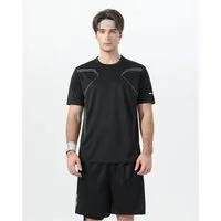 YOUTHUP Sportanzug, Herren Sportanzug Kurzes Set Outfits Fitnessstudio Athletik