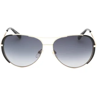 Marc Jacobs Dunkelgraue SF-Linsen-Gold-Sonnenbrille