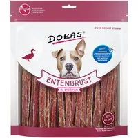 Dokas Entenbrust in Streifen 500 g, für: Hund