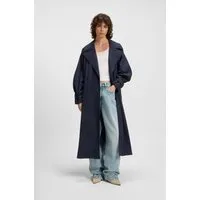BOSS ORANGE Trenchcoat Camina Premium Damenmode Oversize, aus angerautem Gewebe
