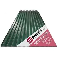LP projekt Wellplatte Dach Kunststoff – Wetterfest & Langlebig für Überdachung, 1,2 mm, 1,05 m², (1-St., Einzelplatte oder 1er-/5er-/10er-Set), 90x117 cm Welldachplatten Transparent – Ideal für Carport & Garten