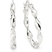 Bruno Banani Paar Creolen Schmuck Geschenk Silber 925 Ohrschmuck Ohrringe