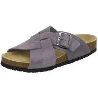AFS-Schuhe 214183 Kralle Pantolette für Damen mit Fußbett, bequeme Sandalen aus Leder