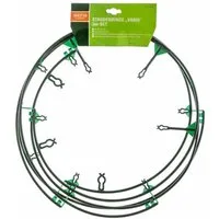 Siena Garden Rankhilfe Staudenring 3er Pack 25-40 cm Durchmesser verstellbar