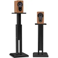 XERSEK Lautsprecherständer Boxenständer Höhenverstellbar 65-85cm für 4-10" Lautsprecher Bis 20 kg, (Stabilem Hochdichtebrett, Einfache Montage, Lautsprecherhalter, Audio Ständer, Lautsprecher Stand für Party Events)