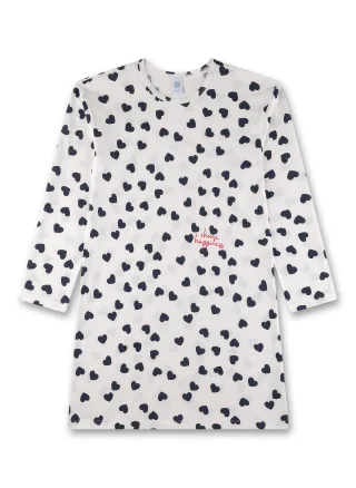 Sanetta - Sleepshirt white pebble - Gr. - 176
