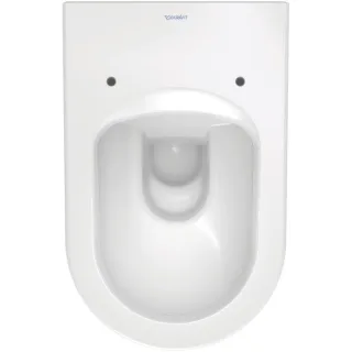 Duravit Me by Starck Wand-Tiefspül-WC 2528092600 37x57cm, 4,5 l, Weiß/Weiß Seidenmatt