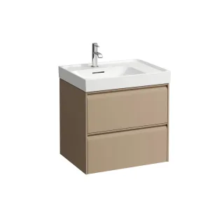 LAUFEN Waschtischunterschrank MEDA 448x584x515 2 Schubl integ. Griffl. f.WT H817111 cappuccino, H421 H4217320114651