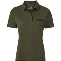 Parforce Essential Poloshirt Damen Poloshirt Waldtier-Detail