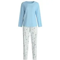 CALIDA Pyjama Swiss Resort Damen (2 tlg) aus 100% Baumwolle