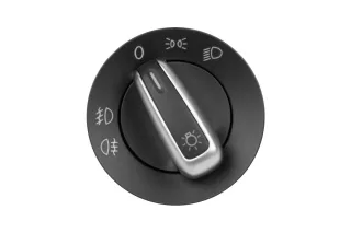 Lichtschalter mit Chrom für VW, Seat Fahrzeuge mit Nebelscheinwerfer und BCM