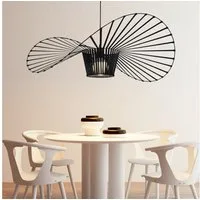 ZMH LED Pendelleuchte Modern - Schwarz E27 für Esszimmer 60/80/100/120/140cm, ohne Leuchtmittel, Max 40W E27