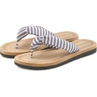 Elbsand Sandale,Badelatsche,Flip Flop,Mule, Pantolette,Badeschuhe,Sommerschuhe Badezehentrenner Zehentrenner mit wasserabweisender und ultraleichter Sohle VEGAN