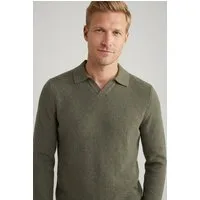 Joop Jeans Polokragenpullover Ove mit feinem Strukturmuster