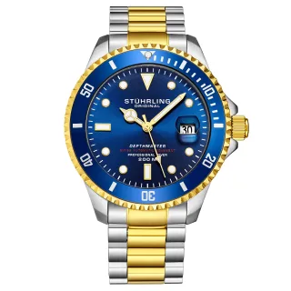 Blau und Gold Depthmaster Automatik 42mm Taucher
