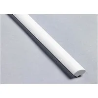Primo Sockelleiste Primo Viertelstab 90 cm 10 x 10 mm weiß