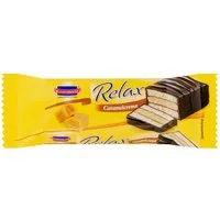 KuchenMeister Kuchen, KuchenMeister Relax Caramel Kuchenriegel mit Vollmilchschokolade 32g