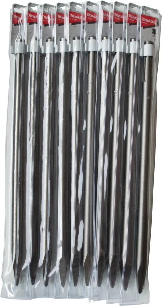 Makita Spitzmeißel, Länge 400mm - SDS-MAX - 10 Stück - D-34182-10