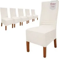 sh SCHEFFLER-HOME LIVE HOMESTYLE Stuhlhusse VelvetFit Puma – elastischer Stuhlbezug, für große Stühle, Samt-Optik, Idealmaße 46×66 cm Rückenlehne