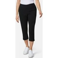 GOLDNER Schlupfhose Kurzgröße: Schlupfhose LOUISA mit Steppnähten Komfortable Stretchhose in verkürzter Länge, Slim Fit