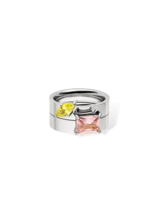 PURELEI Bold Gem Ring Set