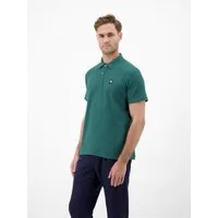LERROS Poloshirt Poloshirt mit Waffelstruktur aus 100 % Baumwolle