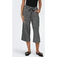 ONLY Palazzohose ONLWINNER – Culottehose mit elastischem Bund und Kordelzug Materialmix, regular fit