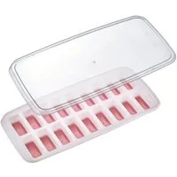 Thiru Eiswürfelform 2er Set mit Deckel, BPA-Frei, spülmaschinengeeignet, flexibler Formboden, Deckel
