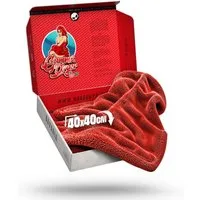 Nuke Guys Microfaser Auto Trockentuch - Gamma Dryer S bis XXL Mikrofasertuch (Microfaser, 40x40 cm, 1-tlg., Gamma Dryer S - Rot - 40x40cm 1400GSM)