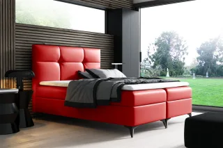 Boxspringbett Schlafzimmerbett FAITH 140x200cm inkl.Bettkasten