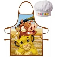 Disney The Lion King Kochschürze Simba, (2-tlg), Kinder Koch-Set, Backschürze + Chefmütze