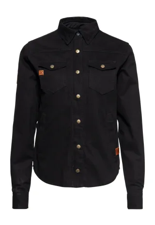 Queen Kerosin Damen Outdoor Funktionshemd Q.K. Adventure Gear schwarz