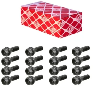 16x Febi Radschrauben f?r Stahl oder Alufelgen f?r BMW Dacia Mini Renault
