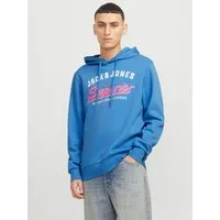 Jack & Jones Kapuzensweatshirt JJELOGO SWEAT HOOD 2 COL 24/25 NOOS mit Logo Print