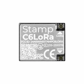 M5Stack M5Stamp C6LoRa Module ESP32-C6 SX1262 850-960MHz 2.4GHz Wi-Fi 6 Dual IPEX-4 LoRa Transceiver Module