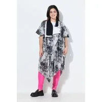 Angel of Style Sommerjacke Jacke längerer Straight Fit Alloverprint