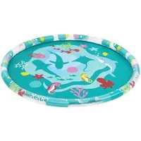 Bestway Planschbecken Underwater, (Packung, Inkl. integriertem Wassersprinkler), Ø 165 cm