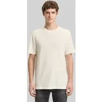 TOM TAILOR Denim T-Shirt T-Shirt (im Einserpack) T-Shirt mit Waffelstruktur