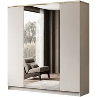 Lookway Kleiderschrank AURORA 4D KASCHMIR Schrank mit Spiegel