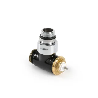 Terma Thermostat-Eckventil CYLINDER; GZ 1/2"-GZ 24-19; schwarz; (V31110E9005X), TGZTCZ005, Schwarz TGZTCZ005