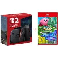 Nintendo Switch 2 Switch 2 Konsole + Kirby und das vergessene Land (Bundle), Hybrid-System, Koop-Modus, HD