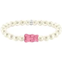 THOMAS SABO Armband THOMAS SABO x HARIBO Schmuck: Perlenarmband mit Goldbär, mit Kristallglas - mit Süßwasserzuchtperle