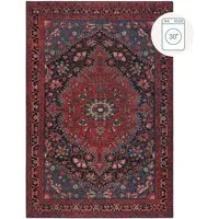 FLAIR RUGS Teppich Medallion, rechteckig, Höhe: 4 mm, Waschbar Traditioneller Teppich