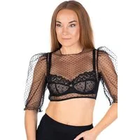 MarJo Dirndlbluse Dirndlbluse - DAMMBACH - off white, schwarz