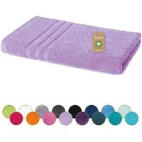 Lavea Handtücher Bali Handtuch 50x100 cm, Sporthandtuch, Fitness-Handtuch, Weiches Bio-Baumwollfrottee (1-St), pflegeleicht, GOTS-zertifiziert, extra saugstark mit 500g/m²