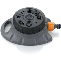 Brandson Vielflächenregner Garten Sprinkler, 360° Rasensprenger, 8 Sprühmodi, 110m² Bewässerung, für Flächen bis 110 m², (1-St), Vollkreis bis Strahlfächer, Flächenregner, Wasserstrahl einstellbar
